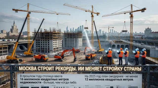 Москва строит рекорды. ИИ меняет стройку страны